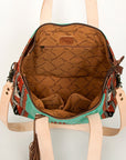 American Darling Tote Saddle Blanket Genuine Leather Women Bag Western Handbag Purse
