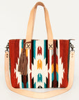 American Darling Tote Saddle Blanket Genuine Leather Women Bag Western Handbag Purse