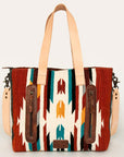 American Darling Tote Saddle Blanket Genuine Leather Women Bag Western Handbag Purse