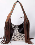 American Darling Hobo Hand Tooled Hair-On Genuine Leather Women Bag Western Handbag Purse