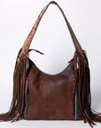 American Darling Hobo Hand Tooled Hair-On Genuine Leather Women Bag Western Handbag Purse