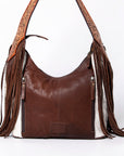 American Darling Hobo Hand Tooled Hair-On Genuine Leather Women Bag Western Handbag Purse