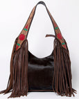 American Darling Hobo Hand Tooled Hair-On Genuine Leather Women Bag Western Handbag Purse