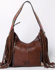 American Darling Hobo Hand Tooled Hair-On Genuine Leather Women Bag Western Handbag Purse