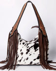 American Darling Hobo Hand Tooled Hair-On Genuine Leather Women Bag Western Handbag Purse