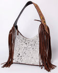 American Darling Hobo Hand Tooled Hair-On Genuine Leather Women Bag Western Handbag Purse