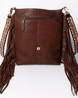 American Darling Large Crossbody Hand Tooled Genuine Leather Women Bag Western Handbag Purse