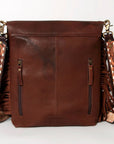 American Darling Large Crossbody Hand Tooled Genuine Leather Women Bag Western Handbag Purse