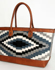 American Darling ADBGZ650 Tote Saddle Blanket Genuine Leather Women Bag Western Handbag Purse