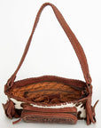 American Darling ADBGZ654 Tote Hand Tooled Hair-On Genuine Leather Women Bag Western Handbag Purse