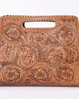 American Darling ADBGZ660 Clutch Hand Tooled Genuine Leather Women Bag Western Handbag Purse