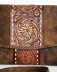 American Darling ADBGZ662 Clutch Hand Tooled Genuine Leather Women Bag Western Handbag Purse