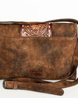 American Darling ADBGZ662 Clutch Hand Tooled Genuine Leather Women Bag Western Handbag Purse