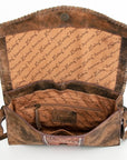 American Darling ADBGZ662 Clutch Hand Tooled Genuine Leather Women Bag Western Handbag Purse