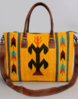 American Darling Tote Saddle Blanket Genuine Leather women bag western handbag purse