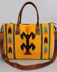 American Darling Tote Saddle Blanket Genuine Leather women bag western handbag purse