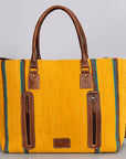 American Darling Tote Saddle Blanket Genuine Leather women bag western handbag purse