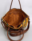 American Darling Tote Saddle Blanket Genuine Leather women bag western handbag purse