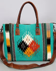 American Darling Tote Saddle Blanket Genuine Leather women bag western handbag purse