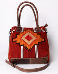American Darling Tote Saddle Blanket Genuine Leather women bag western handbag purse