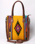 American Darling Tote Saddle Blanket Genuine Leather women bag western handbag purse