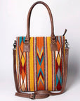 American Darling Tote Saddle Blanket Genuine Leather women bag western handbag purse
