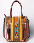 American Darling Tote Saddle Blanket Genuine Leather women bag western handbag purse