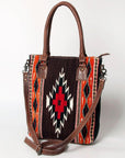 American Darling Tote Saddle Blanket Genuine Leather women bag western handbag purse