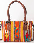 American Darling Tote Saddle Blanket Genuine Leather women bag western handbag purse