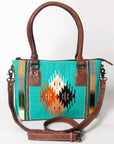 American Darling Tote Saddle Blanket Genuine Leather women bag western handbag purse