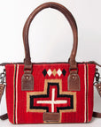 American Darling Tote Saddle Blanket Genuine Leather women bag western handbag purse