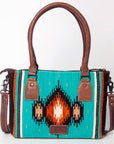 American Darling Tote Saddle Blanket Genuine Leather women bag western handbag purse
