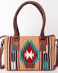 American Darling Tote Saddle Blanket Genuine Leather women bag western handbag purse