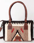 American Darling Tote Saddle Blanket Genuine Leather women bag western handbag purse