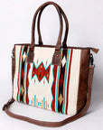 American Darling Tote Saddle Blanket Genuine Leather women bag western handbag purse