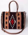 American Darling Tote Saddle Blanket Genuine Leather women bag western handbag purse