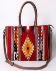 American Darling Tote Saddle Blanket Genuine Leather women bag western handbag purse