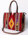 American Darling Tote Saddle Blanket Genuine Leather women bag western handbag purse