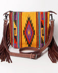 American Darling Cross Body Saddle Blanket Genuine Leather women bag western handbag purse