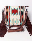 American Darling Cross Body Saddle Blanket Genuine Leather women bag western handbag purse