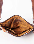 American Darling Cross Body Saddle Blanket Genuine Leather women bag western handbag purse