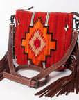 American Darling Cross Body Saddle Blanket Genuine Leather women bag western handbag purse