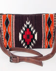 American Darling Cross Body Saddle Blanket Genuine Leather women bag western handbag purse