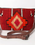 American Darling Cross Body Saddle Blanket Genuine Leather women bag western handbag purse
