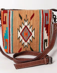 American Darling ADBG1009A Cross Body Saddle Blanket Genuine Leather women bag western handbag purse