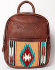 American Darling Backpack Saddle Blanket Genuine Leather women bag western handbag purse