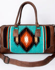 American Darling Duffel Saddle Blanket Genuine Leather women bag western handbag purse
