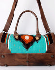 American Darling Duffel Saddle Blanket Genuine Leather women bag western handbag purse