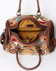American Darling Duffel Saddle Blanket Genuine Leather women bag western handbag purse