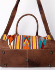 American Darling Duffel Saddle Blanket Genuine Leather women bag western handbag purse